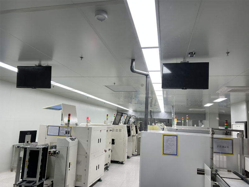 威達電子2200平方SMT10萬級潔凈車間安裝完工交付